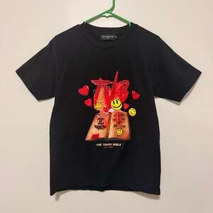 BKYS Streetware Medium Broken Smile Graphic Vision Bible Gothic Shirt